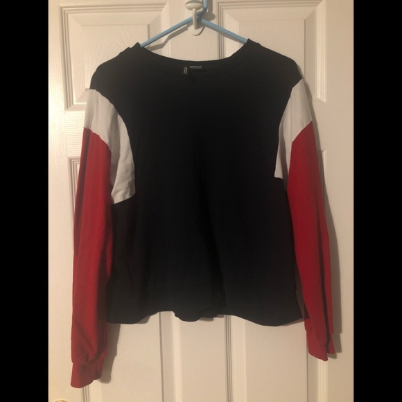 Great condition H&M colourblock long sleeve - Picture 1 of 3
